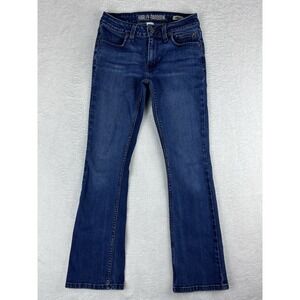 Harley-Davidson Jeans Women's Petite 26 Blue Bootcut Medium‎ Wash Low Rise Jeans